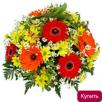 Корзина с цветами в Брянске