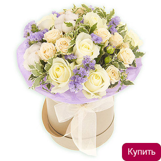 цветы в шляпной коробке в Брянске
